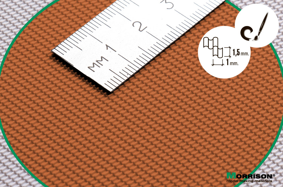 041tch200 Объёмная текстура черепицы М 1:200. (Лист А4-19см.х28см.)