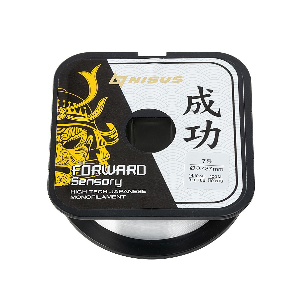 Леска FORWARD Sensory 0,437mm/100m Nylon Transparent (N-FS-0437-100) Nisus( цена указана за упаковку, в количестве 10шт.)