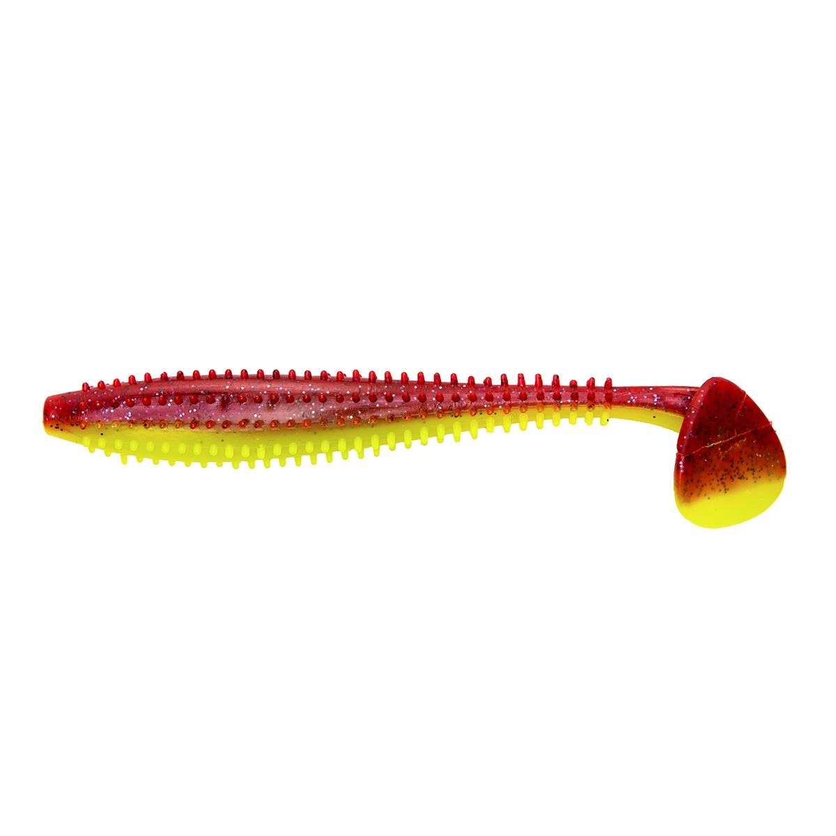 Виброхвост Shaggy 5,12"/13 см Red Lemon  5шт. (HS-18-050) Helios Виброхвост Shaggy 5,12"/13 см Red Lemon  5шт. (HS-18-050) Helios