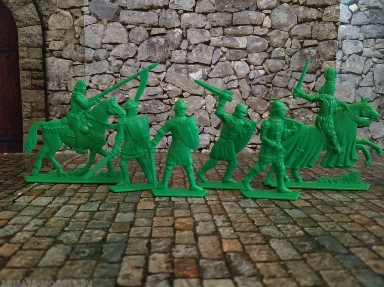 WAB005Green Набор фигур Барон Хладомир и его люди (зеленый) Воины и Битвы WAB005Green Набор фигур Барон Хладомир и его люди (зеленый) Воины и Битвы