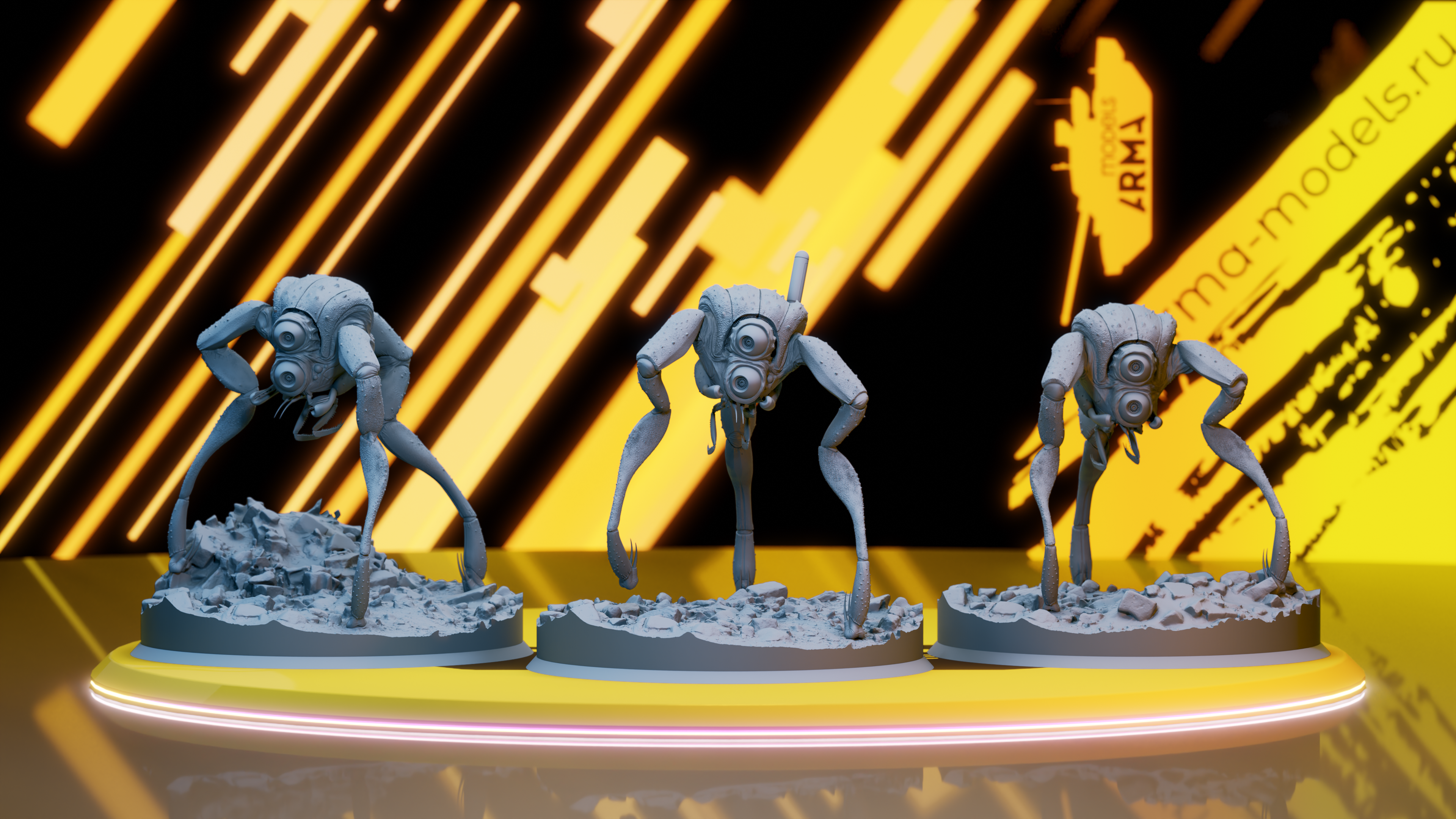 AM35930 Охотники из вселенной Half Life с дополнительной броней 3 шт Arma Models