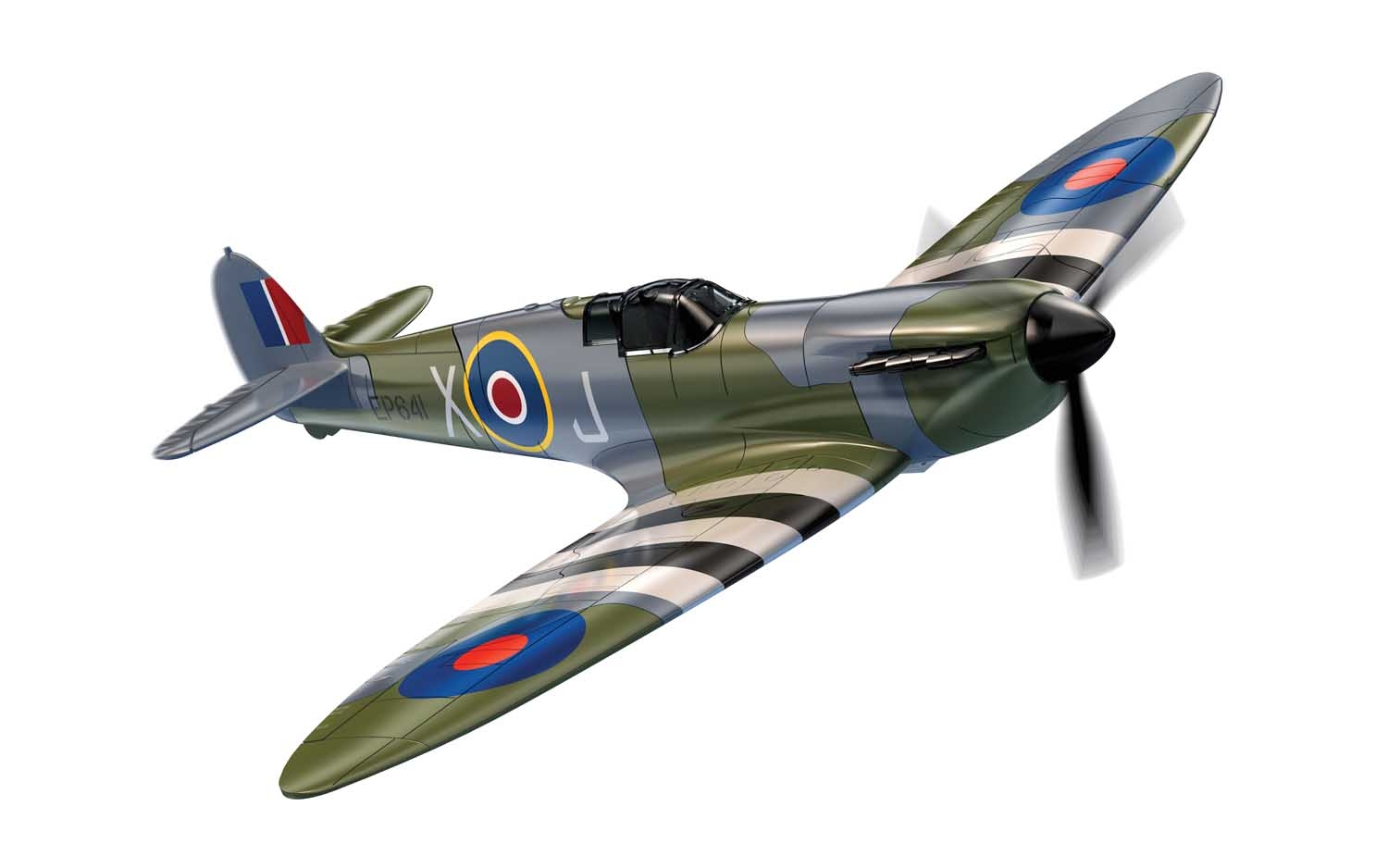 J6045 Сборная модель самолета QUICKBUILD D-Day Spitfire J6045 Сборная модель самолета QUICKBUILD D-Day Spitfire