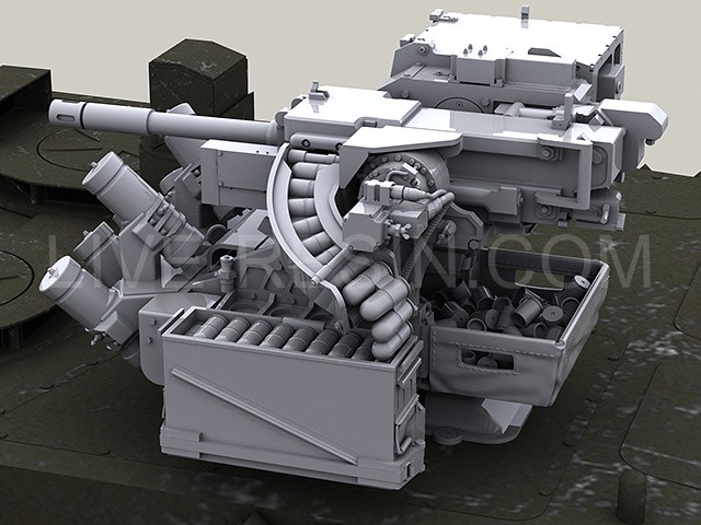 LRE35242 Дистанционно управляемая оружейная станция FLW 200 Eernbedienbare Waffenstation с автоматическим станковым гранатомётом GMG 40 мм H&K  LRE35242 Дистанционно управляемая оружейная станция FLW 200 Eernbedienbare Waffenstation с автоматическим станковым гранатомётом GMG 40 мм H&K