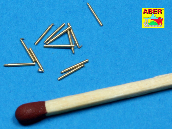 ABR-1:700-L-10  Дополнения для  Set of 12 pcs 140 mm barrels for ship Hood для  1/700 ABR-1:700-L-10  Дополнения для  Set of 12 pcs 140 mm barrels for ship Hood для  1/700