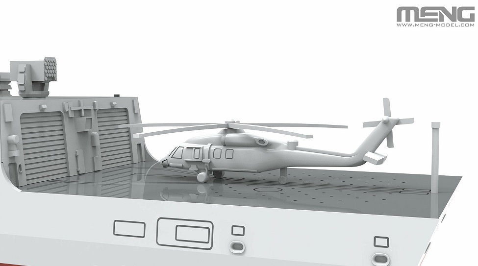 PS-009 Сборная модель Китайский эсминец с управляемыми ракетами типа 055 Meng PS-009 Сборная модель Китайский эсминец с управляемыми ракетами типа 055 Meng