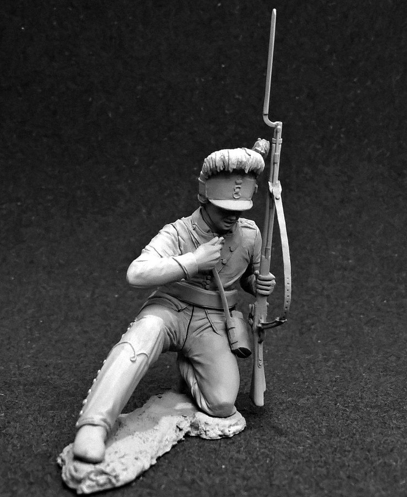 CHM-54309. Егерь Лейб-Гвардии Измайловского полка, Россия, 1788-96 гг. Материал - смола. Chronos Miniatures