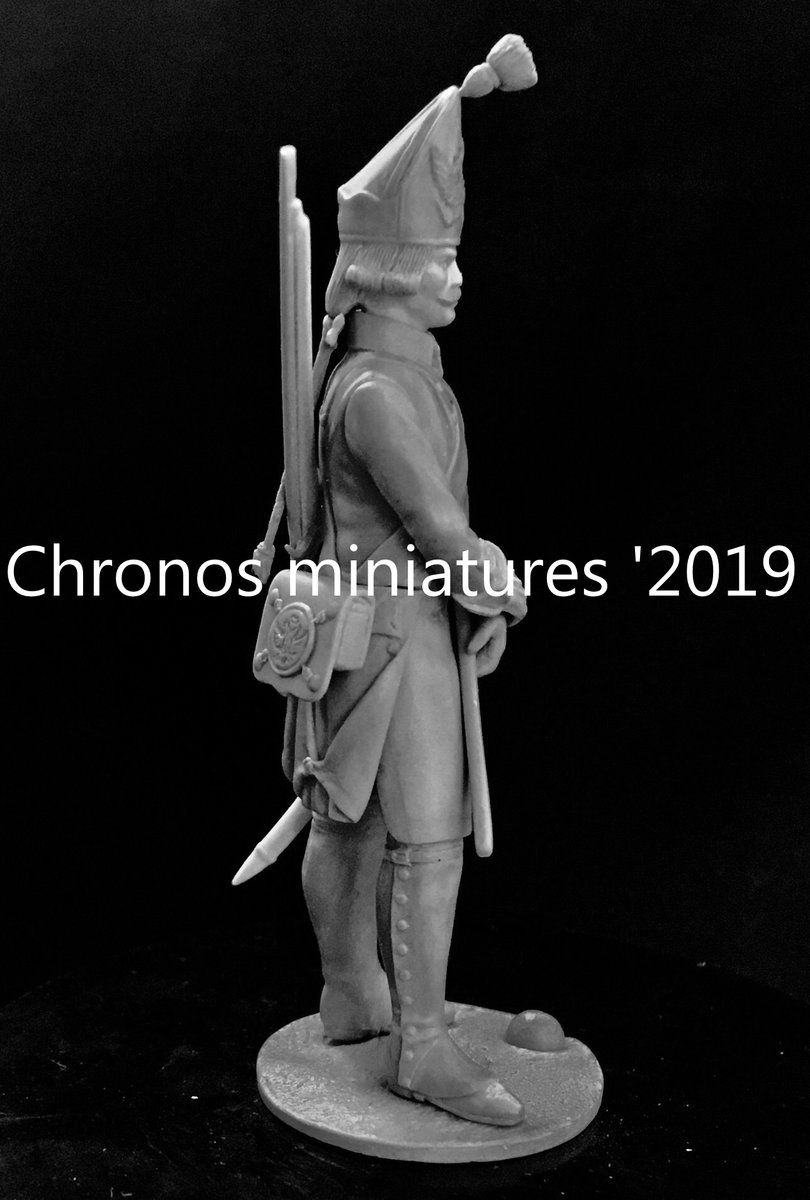 CHM-54186. Фрунтовой мастеровой гренадерских рот морских батальонов, Россия 1797-1802 гг. 54 мм. Материал - смола. Chronos Miniatures