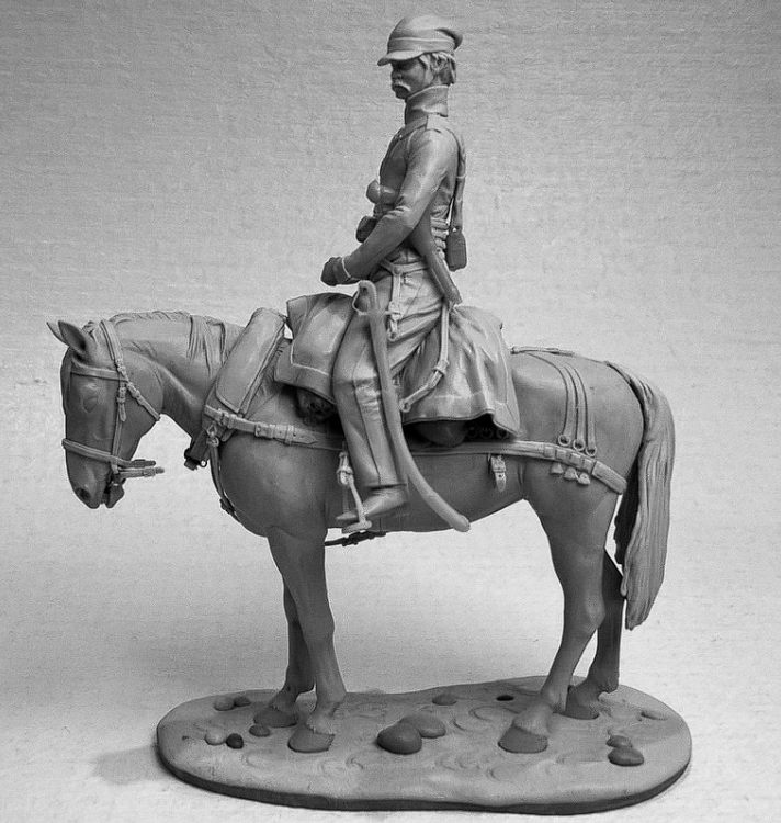 CHM-54361. Вожатый зарядного ящика конно-артиллерийских рот Донского Казачьего Войска. Россия, 1808-16 гг. 54 мм. Материал - смола. Chronos Miniatures CHM-54361. Вожатый зарядного ящика конно-артиллерийских рот Донского Казачьего Войска. Россия, 1808-16 гг. 54 мм. Материал - смола. Chronos Miniatures