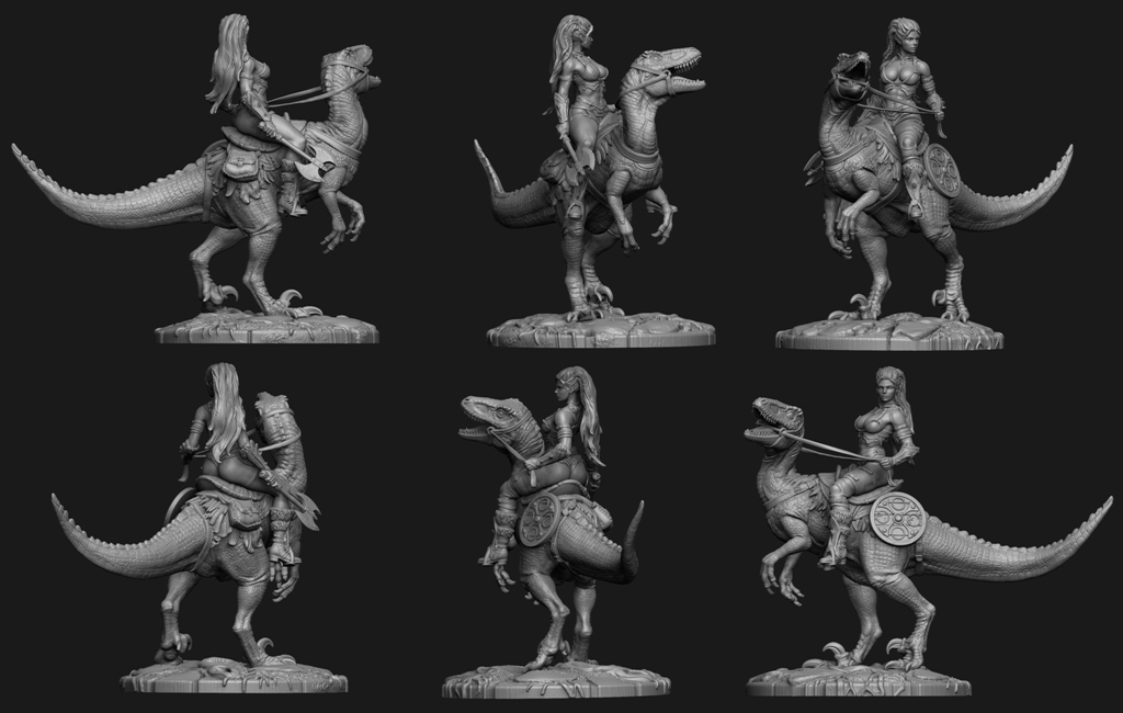 CHM-54174(M). Миры Фэнтези: Другая реальность. 54 мм. Материал - белый металл. Chronos Miniatures