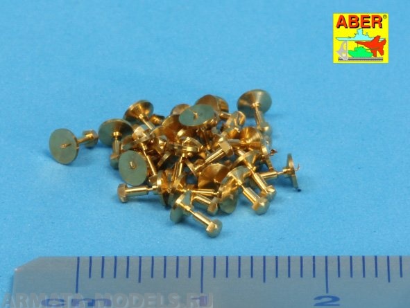 ABR-16 100  Дополнения для  Turned imitation of Hexagon bolts x30 pcs. универсальный набор 1/16 ABR-16 100  Дополнения для  Turned imitation of Hexagon bolts x30 pcs. универсальный набор 1/16