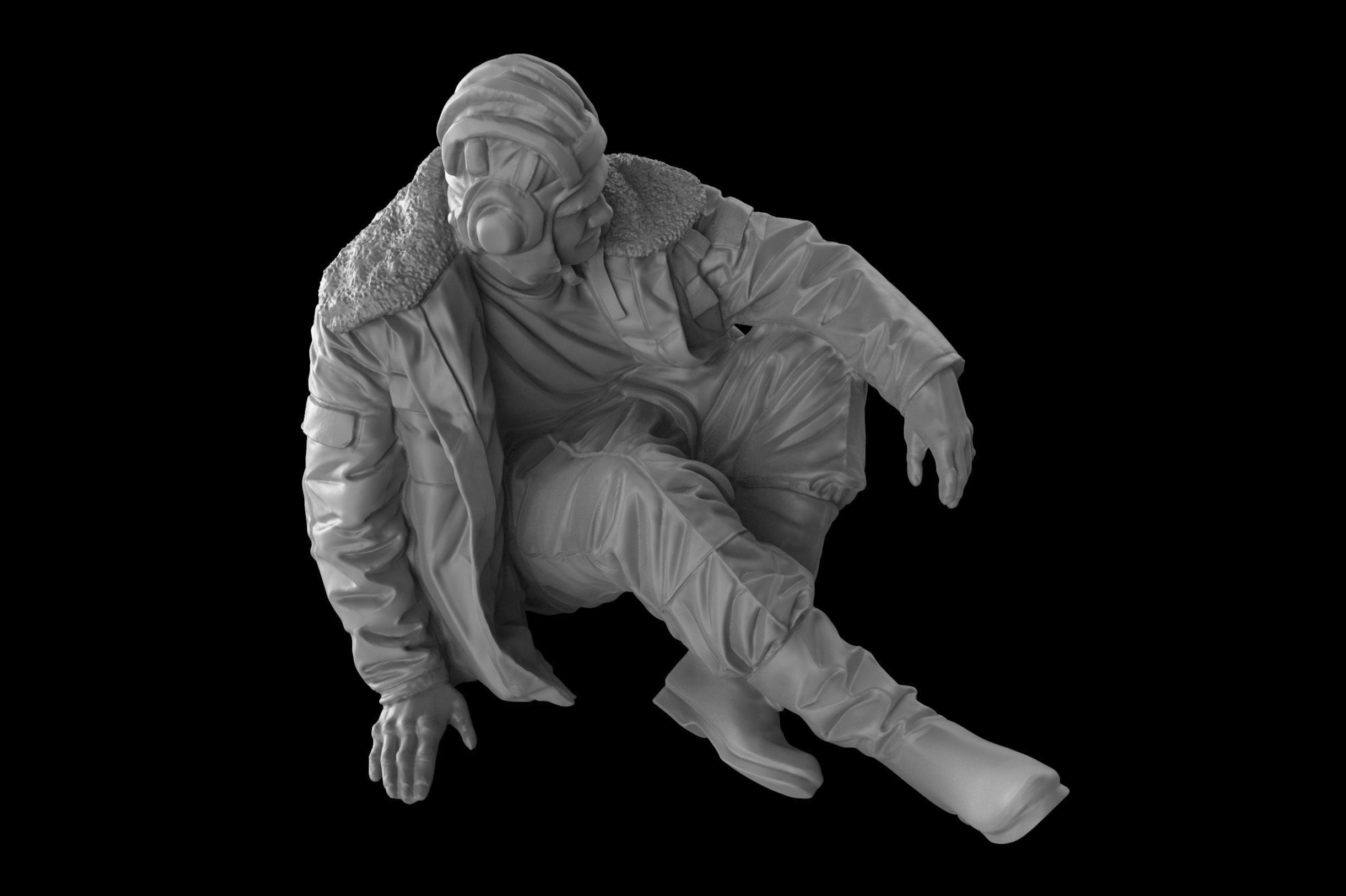 AM3711 Фигура танкиста №2 (Не для свободной продажи) Arma Models