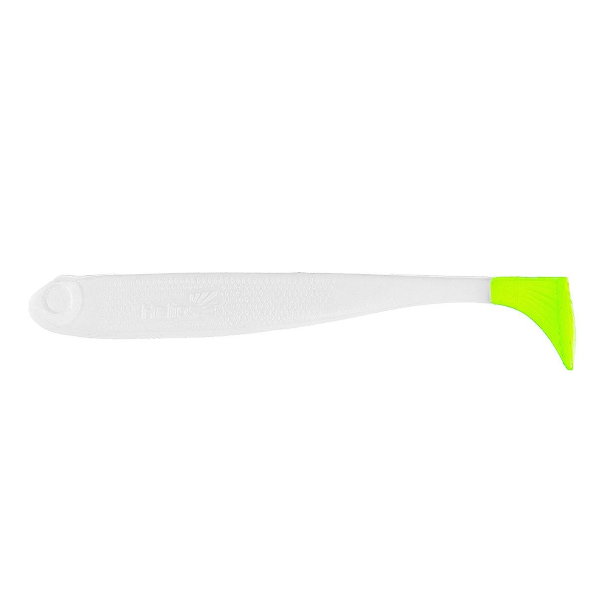 Виброхвост Jumbo 4,95"/12.5 см White & Green 5шт. (HS-7-016) Helios Виброхвост Jumbo 4,95"/12.5 см White & Green 5шт. (HS-7-016) Helios