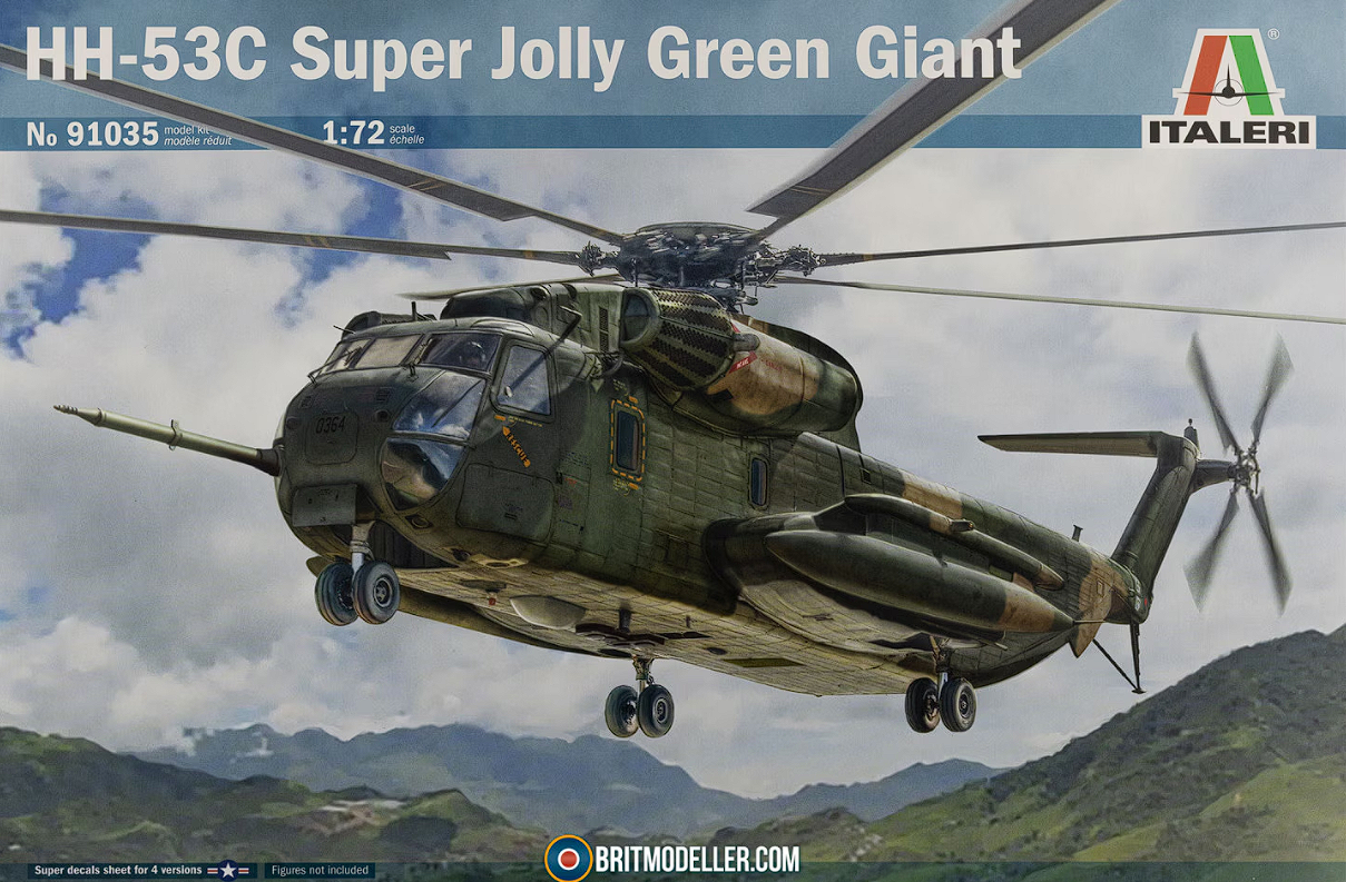 91035ИТ Сборная модель HH-53C SUPER JOLLY GREEN GIANT Italeri