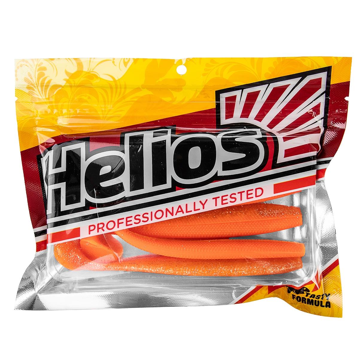 Виброхвост Trofey 5.5"/14см Orange & Sparkles 4шт. (HS-25-022) Helios Виброхвост Trofey 5.5"/14см Orange & Sparkles 4шт. (HS-25-022) Helios