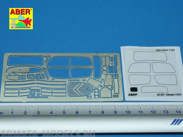 ABR-35-231  Дополнения для  Citroen Traction 11CV Staff Car для Tamiya 1/35 ABR-35-231  Дополнения для  Citroen Traction 11CV Staff Car для Tamiya 1/35