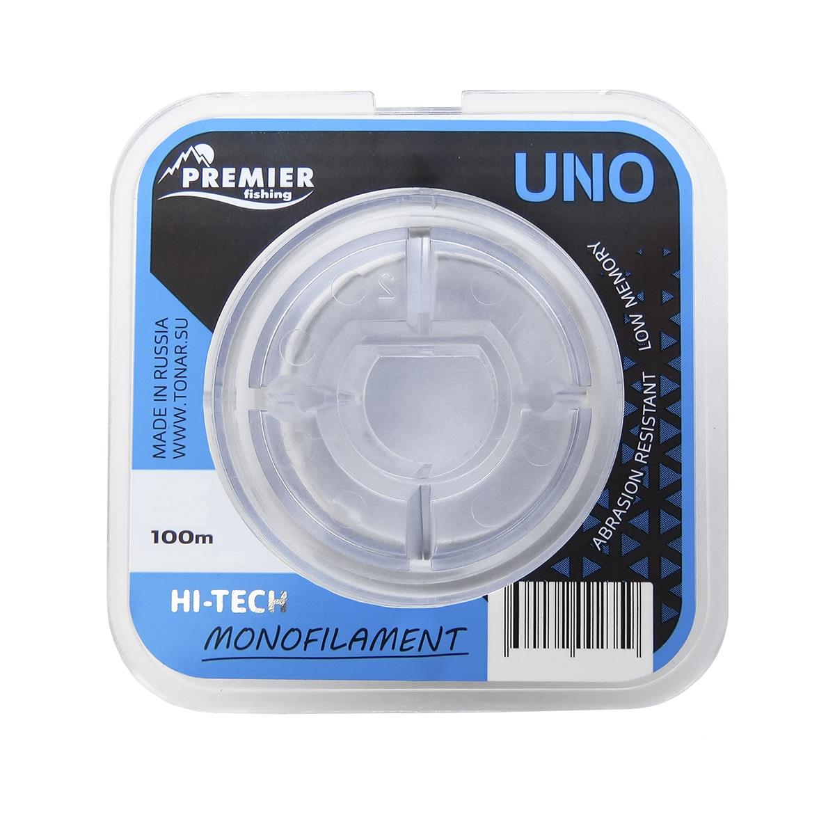 Леска UNO 0,16mm/100m Blue Nylon (PR-U-B-016-100) Premier Fishing( цена указана за упаковку, в количестве 5шт.)