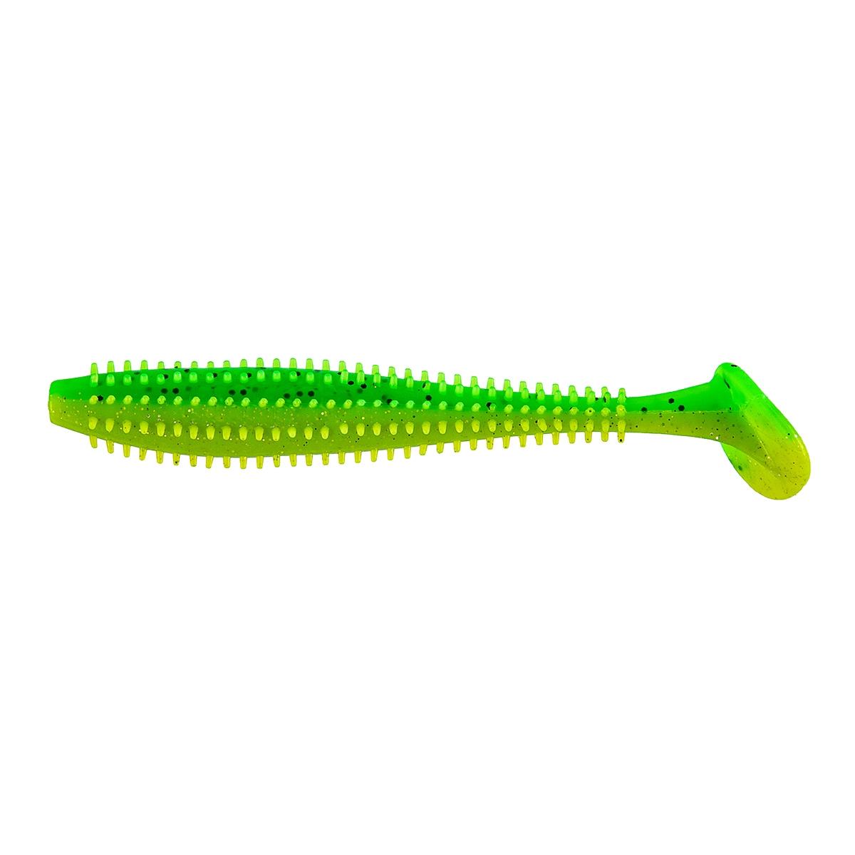 Виброхвост Shaggy 3,35"/8,5 см Green Lime 5шт. (HS-16-010) Helios Виброхвост Shaggy 3,35"/8,5 см Green Lime 5шт. (HS-16-010) Helios