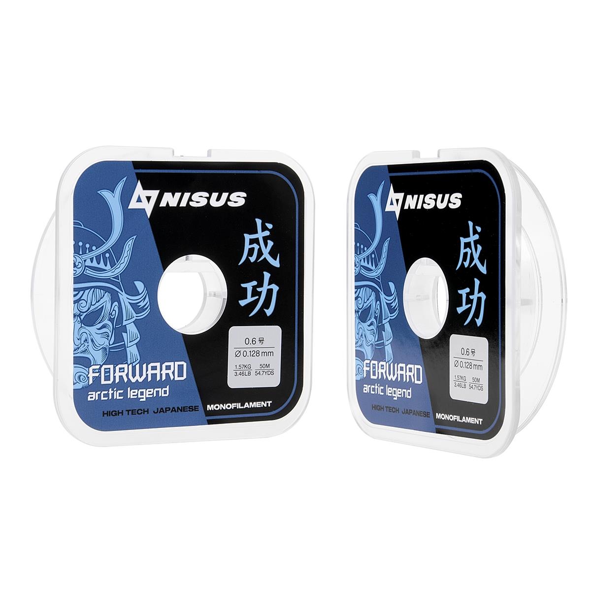 Леска FORWARD ARCTIC LEGEND 0,128mm/50m Nylon Transparen (N-FAG-0.128-50) Nisus