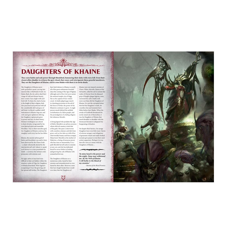 85-05-60GW Боевой Том. Дочери Кхейна (тв. обл., англ.) (Battletome: Daughters Of Khaine (HB, Eng)) 85-05-60GW Боевой Том. Дочери Кхейна (тв. обл., англ.) (Battletome: Daughters Of Khaine (HB, Eng))