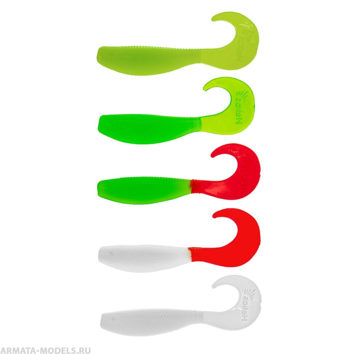 Набор приманок Hybrid 3,15"/8,0 см MIX 100шт. (HS-14-031-N) Helios