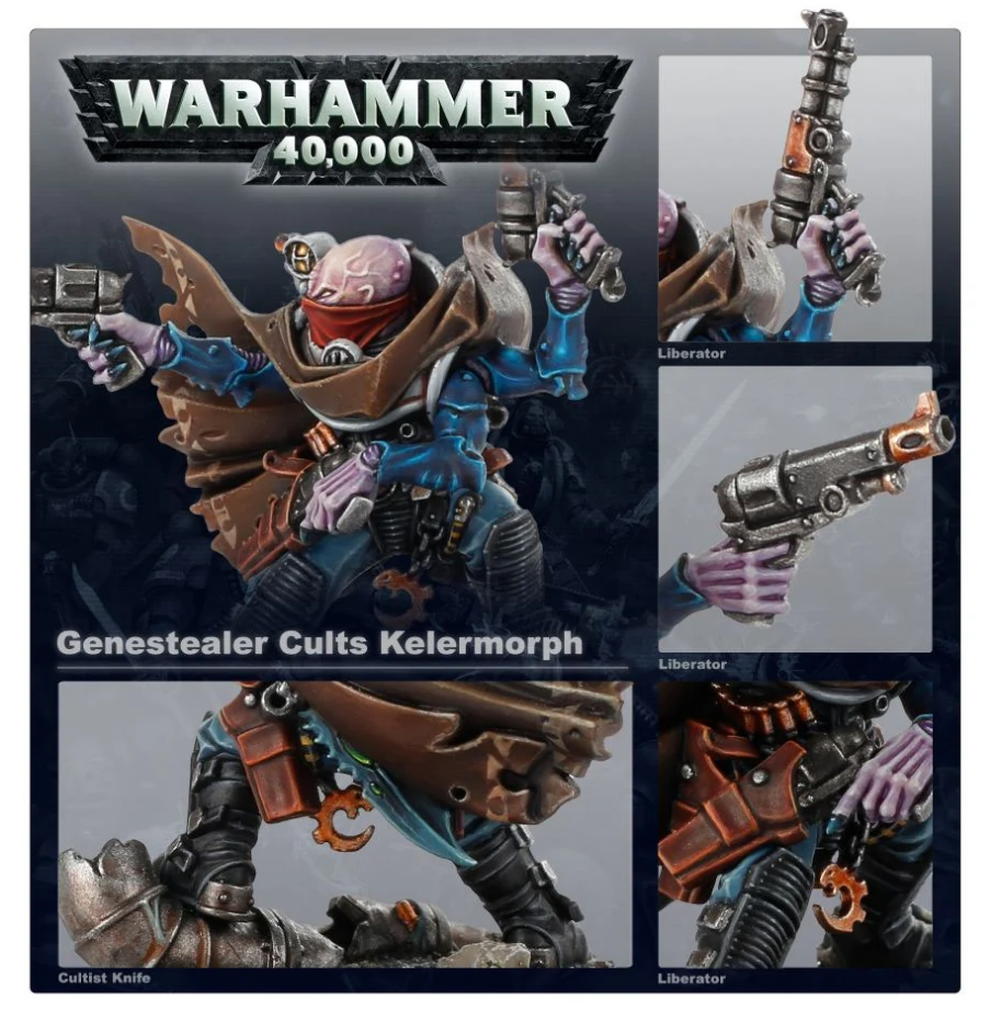 51-67GW Набор Культ Генокрадов. Келерморф (Genestealer Cults Kelermorph) 51-67GW Набор Культ Генокрадов. Келерморф (Genestealer Cults Kelermorph)