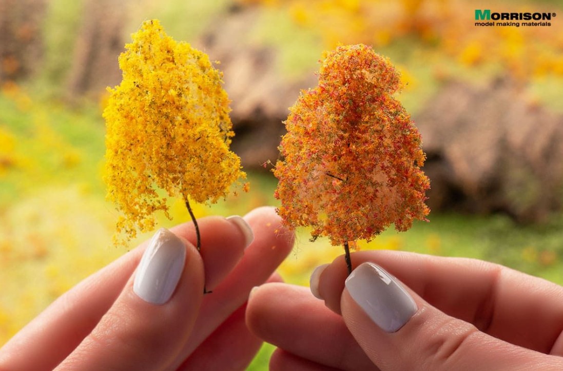011dpr004 Деревья для макета 10 шт. Осенние деревья 5-7 см 011dpr004 Деревья для макета 10 шт. Осенние деревья 5-7 см