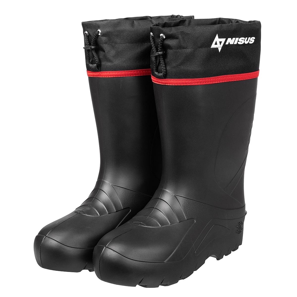 Сапоги ЭВА  -55С гипоаллергенный вкладыш, манжета 44/45 черные, (С-035 У) NISUS