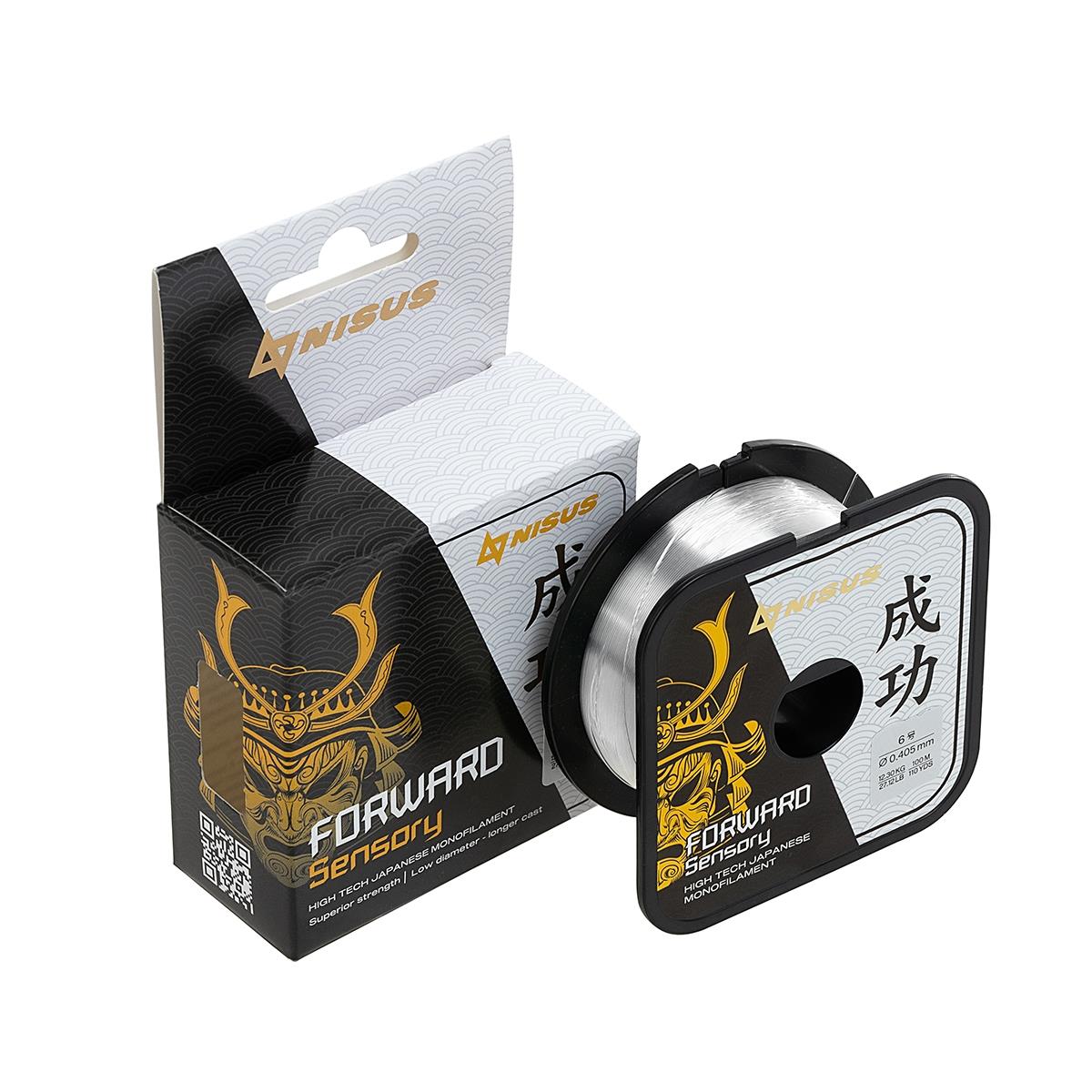 Леска FORWARD Sensory 0,405mm/100m Nylon Transparent (N-FS-0405-100) Nisus( цена указана за упаковку, в количестве 10шт.)