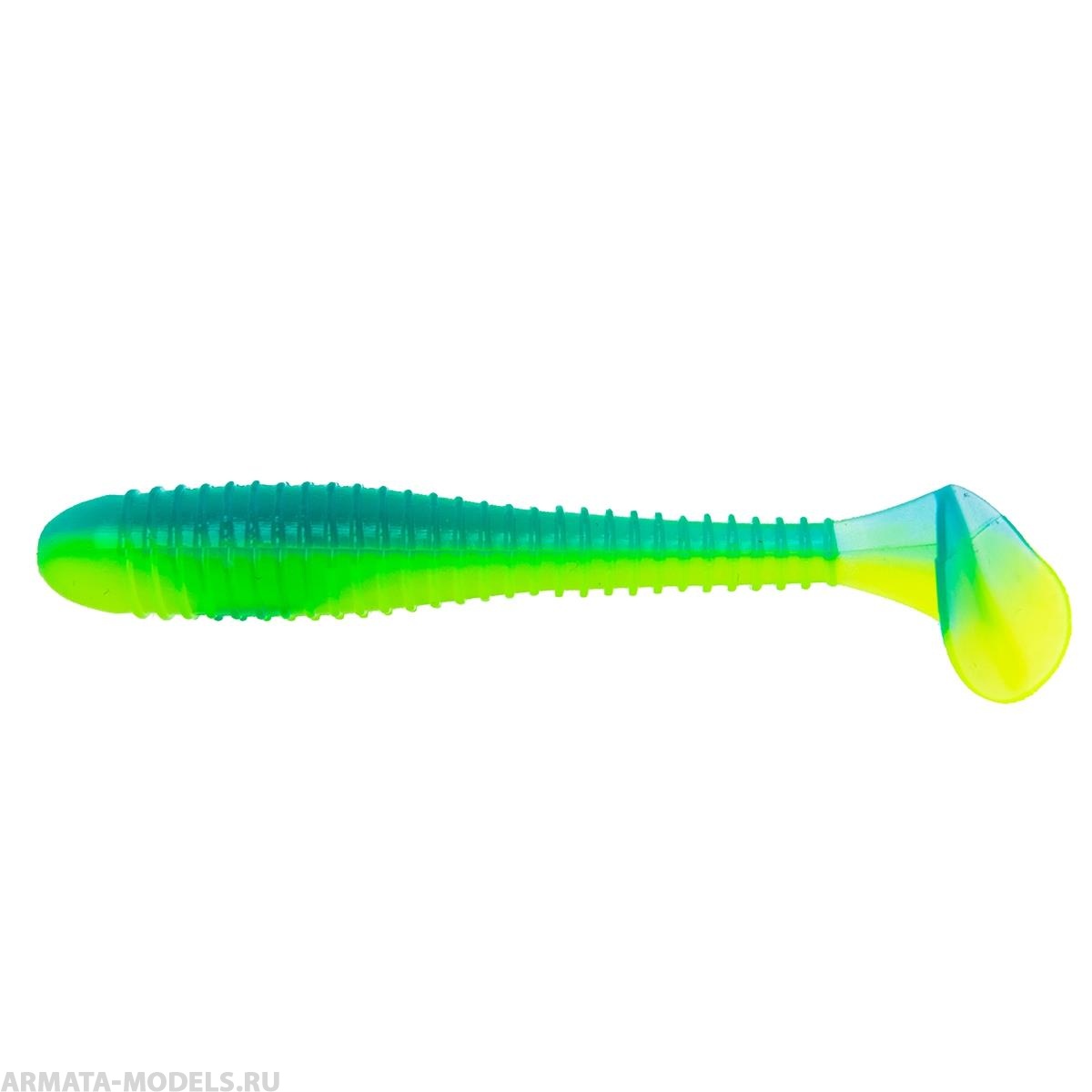 Виброхвост Catcher 3,55"/9 см Blue Lime 5шт. (HS-2-040) Helios Виброхвост Catcher 3,55"/9 см Blue Lime 5шт. (HS-2-040) Helios