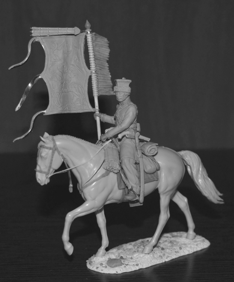 CHM-54302(M). Урядник Калмыцких казачьих полков, Россия 1812-14 гг. Материал - белый металл. Chronos Miniatures