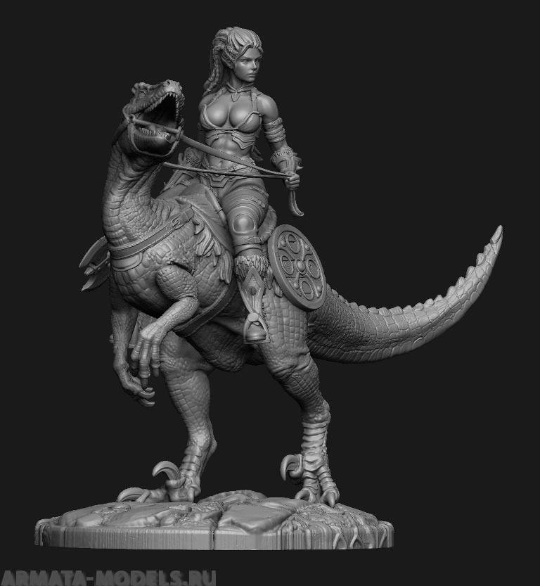 CHM-54174(M). Миры Фэнтези: Другая реальность. 54 мм. Материал - белый металл. Chronos Miniatures