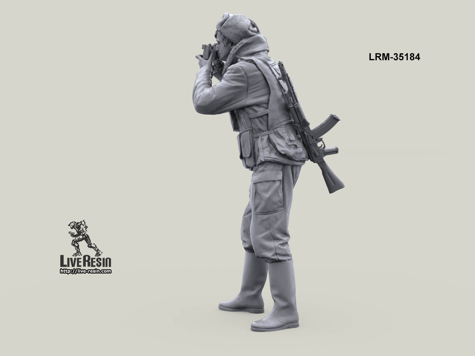 LRM35184 Военнослужащие ВВ, фотограф с фотоаппаратом Эликон Live Resin