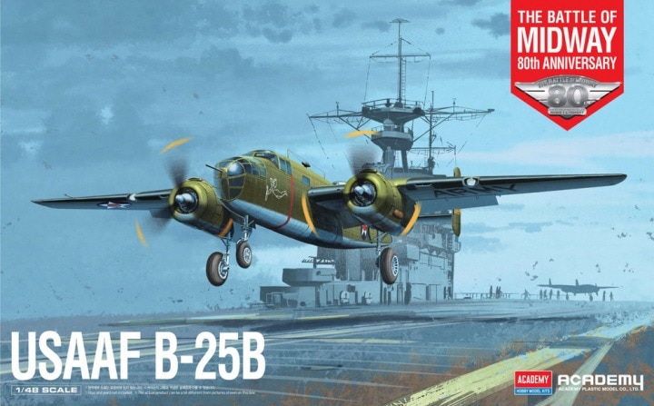 12336 Игрушка авиация USAAF B-25B Battle of Midway 80th Anniversary Academy 12336 Игрушка авиация USAAF B-25B Battle of Midway 80th Anniversary Academy