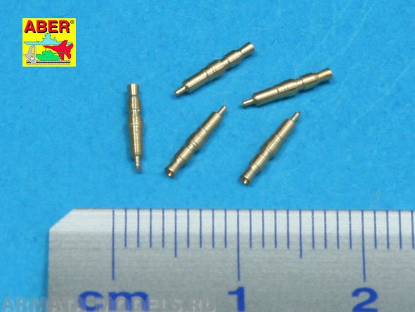 ABR-35-L-83  Дополнения для  Set of 5 pcs. German Tank MG 34 machine guns tips barrels for turret mount для любых моделей 1/35 ABR-35-L-83  Дополнения для  Set of 5 pcs. German Tank MG 34 machine guns tips barrels for turret mount для любых моделей 1/35