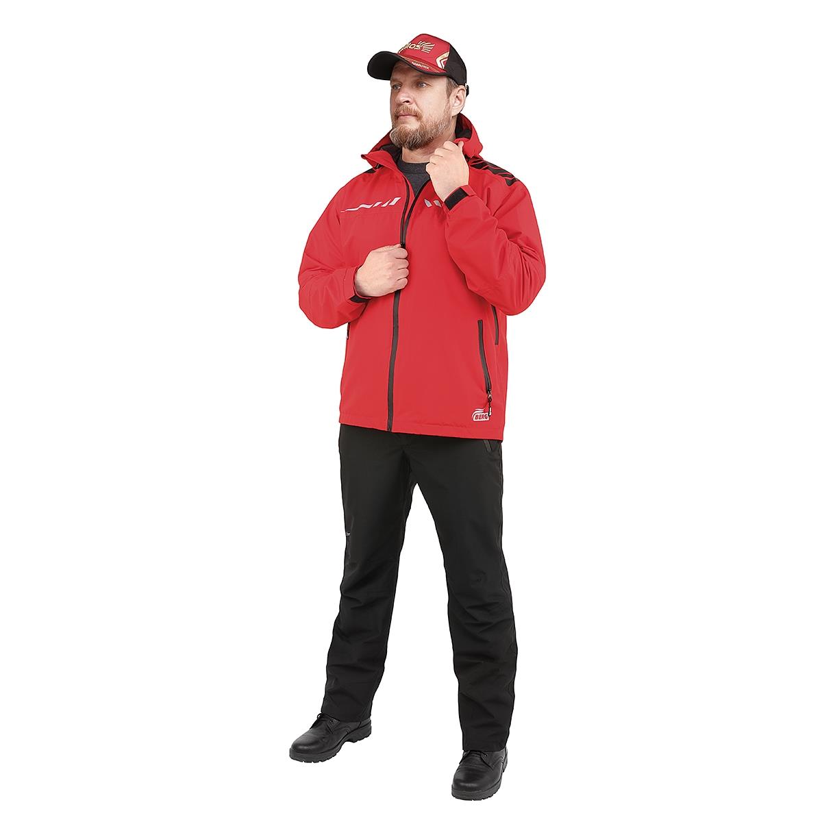 Костюм мембранный BERG красный 5/5К р.2XL (T-KSB-2XL-54/176-R) Helios