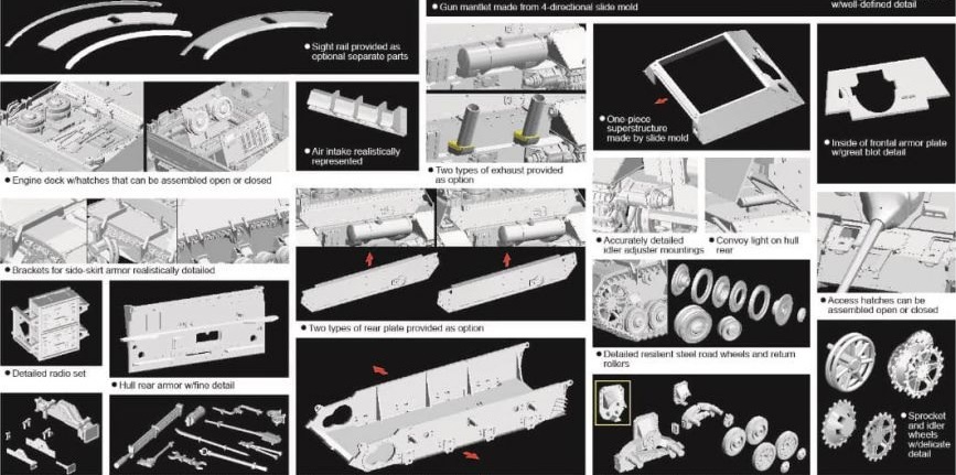 6978Д Сборная модель Ягдпантера IV L/70 (V) обр. ноября 1944 года Dragon