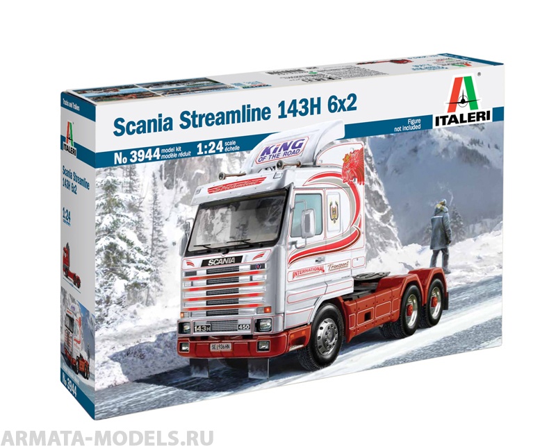 3944ИТ  ГРУЗОВИК SCANIA Streaimline 143H 6x2 Italeri 3944ИТ  ГРУЗОВИК SCANIA Streaimline 143H 6x2 Italeri