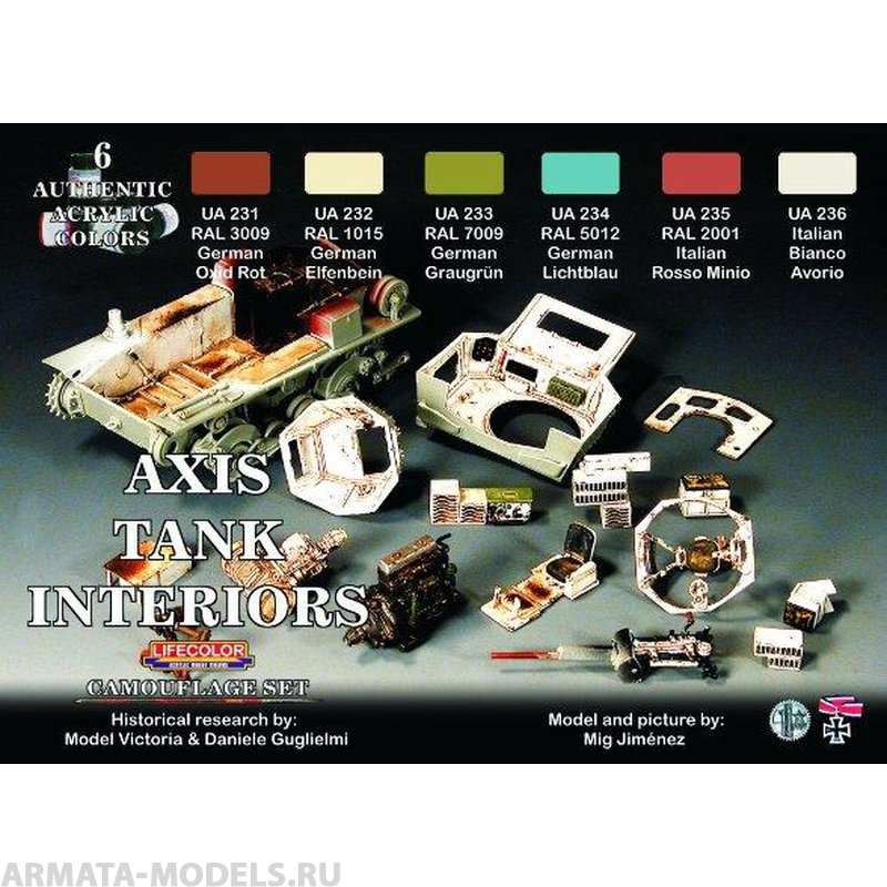 CS22 Набор INTERIORS OF GERMAN AND ITALIAN TANKS WWII CS22 Набор INTERIORS OF GERMAN AND ITALIAN TANKS WWII