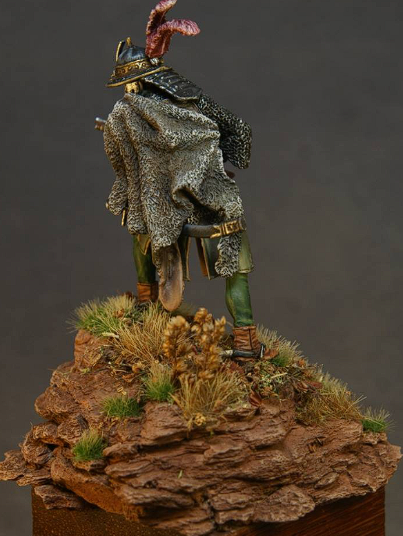 CHM-54075. Польский почтовый гусарской хоругви, 17 век. 54 мм. Материал - смола. Chronos Miniatures