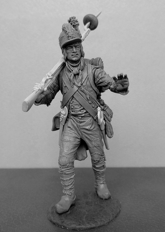 CHM-54366. Фузилер линейных пехотных полубригад, Франция 1793-1803 гг. 54 мм. Материал - смола. Chronos Miniatures CHM-54366. Фузилер линейных пехотных полубригад, Франция 1793-1803 гг. 54 мм. Материал - смола. Chronos Miniatures