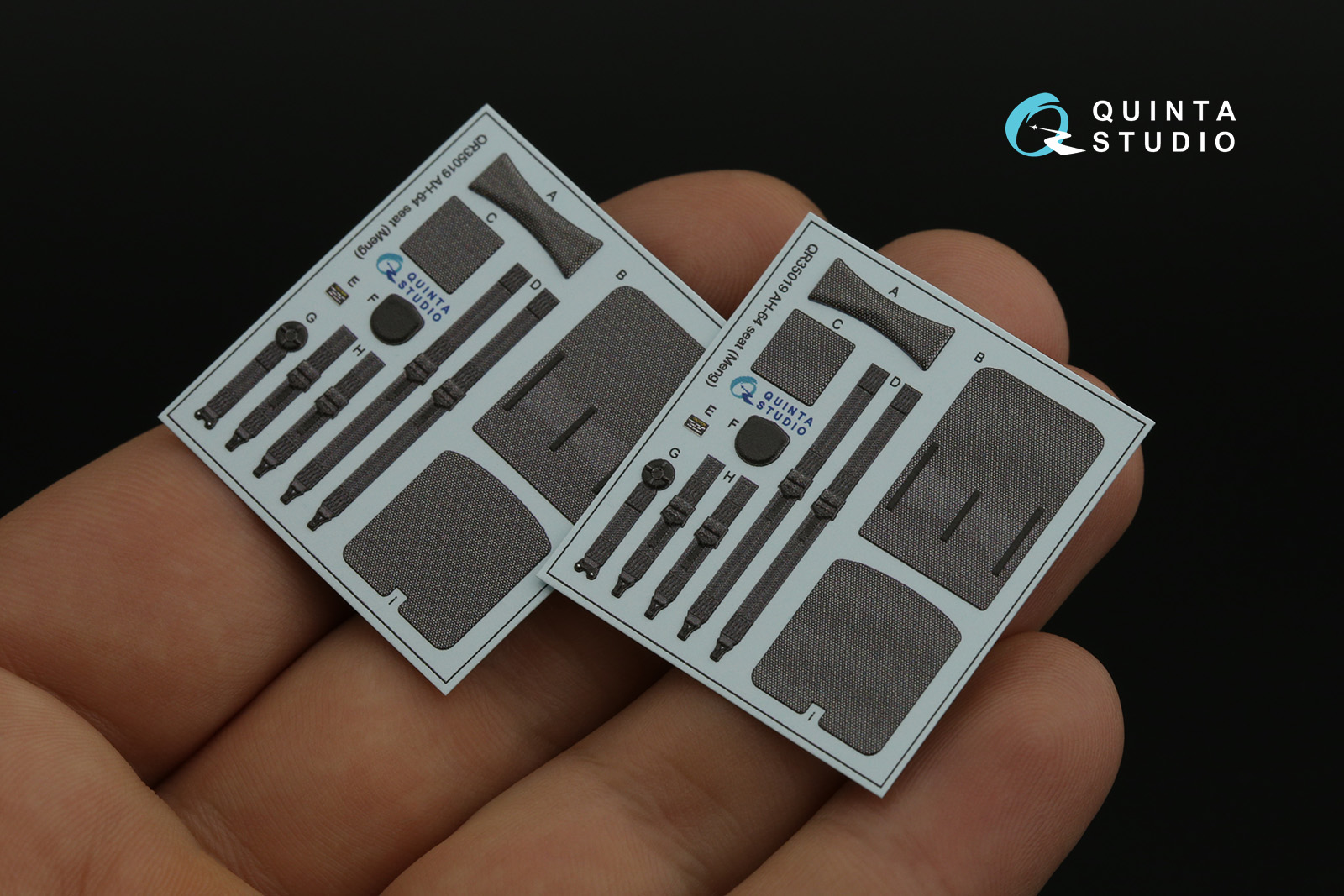 QD35073 3D Декаль интерьера кабины AH-64D/E (Meng)