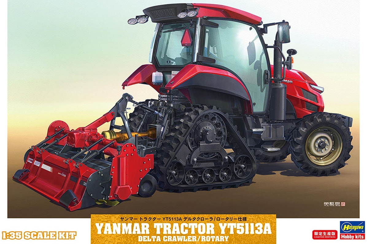 66107-Гусеничный трактор YANMAR YT5113A Delta Crawler/Rotary (Limited Edition) Hasegawa