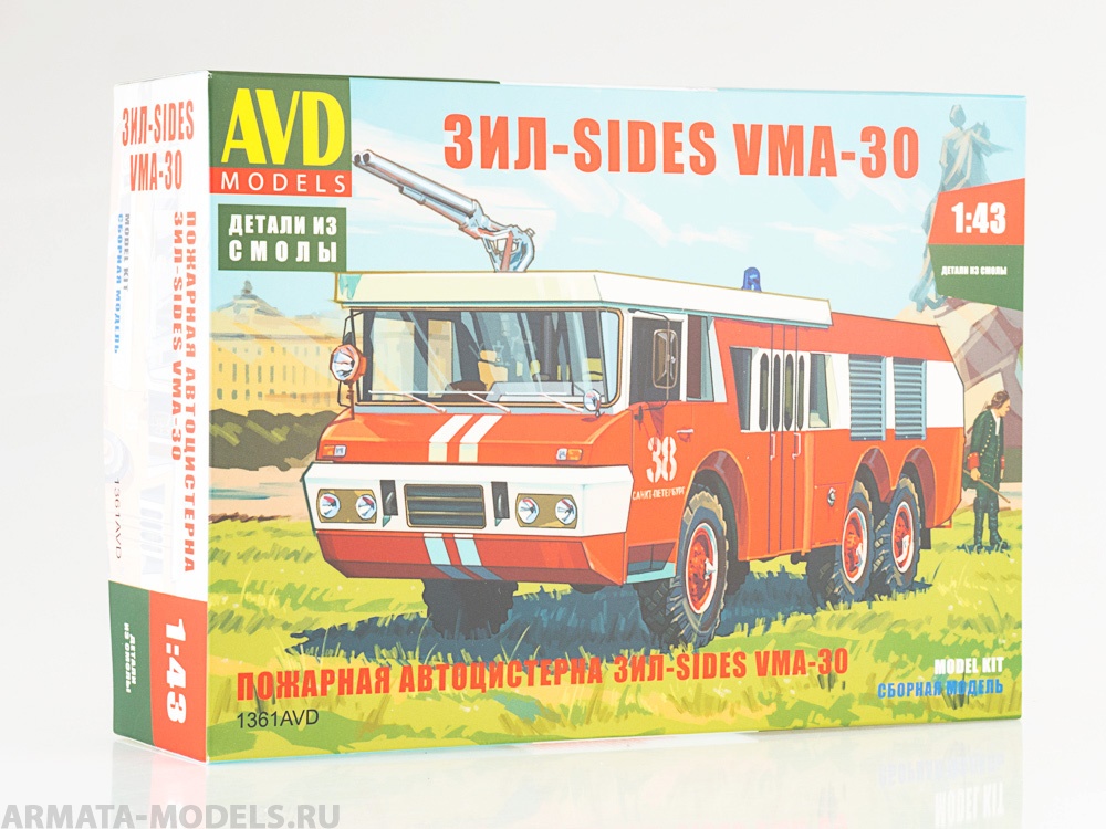 1361AVD Сборная модель  ЗИЛ-SIDES VMA-30 AVD Models 1361AVD Сборная модель  ЗИЛ-SIDES VMA-30 AVD Models
