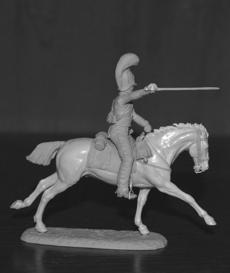 CHM-54352. Офицер Лейб-Гвардии Конного полка, Россия 1804-07 гг. 54 мм. Материал - смола. Chronos Miniatures