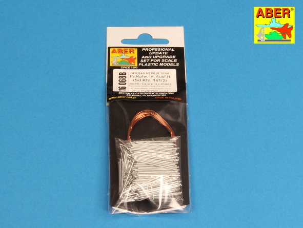 ABR-16 068B  Дополнения для  Panzer IV track link pins x 200 pcs. для Trumpeter 1/16 ABR-16 068B  Дополнения для  Panzer IV track link pins x 200 pcs. для Trumpeter 1/16