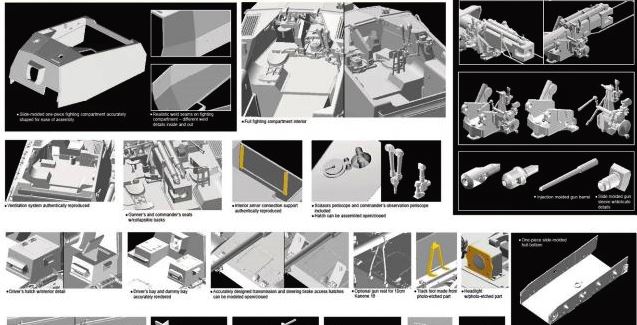 6979Д Сборная модель 10,5 cm K.Pz.Sfl. IVa 'Dicker Max' Dragon
