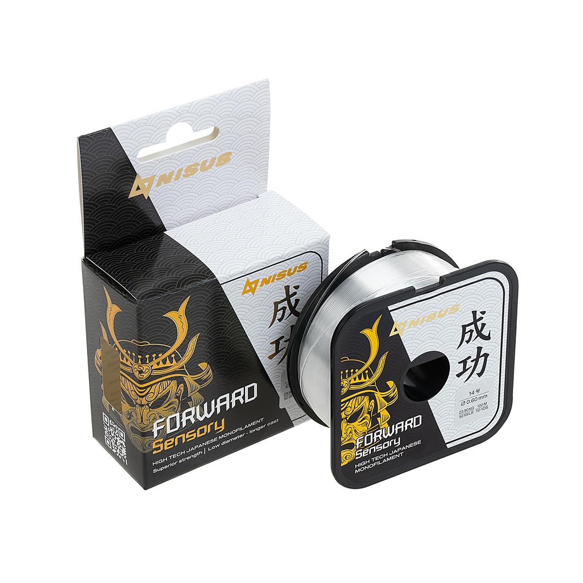 Леска FORWARD Sensory 0,600mm/100m Nylon Transparent (N-FS-0600-100) Nisus( цена указана за упаковку, в количестве 10шт.)