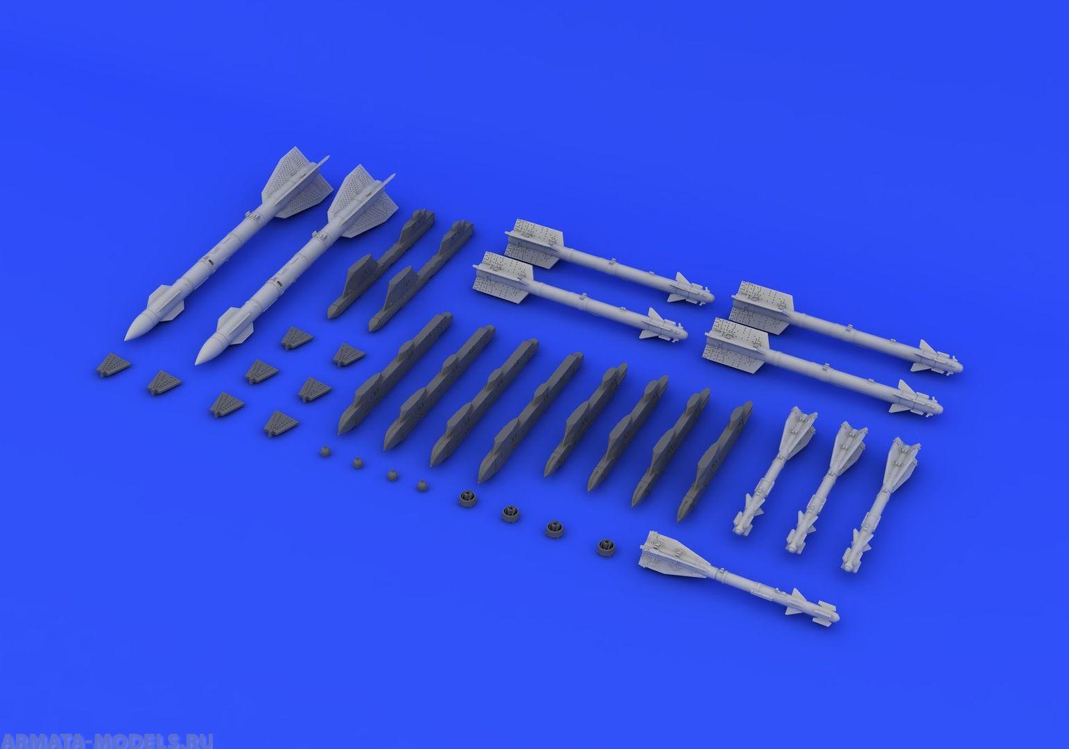 672100  Конверсия For MiG-29A weapons set R-27R/R1, APU-470, R-73, R-60/APU-60 (Eduard Brassin)  672100  Конверсия For MiG-29A weapons set R-27R/R1, APU-470, R-73, R-60/APU-60 (Eduard Brassin)