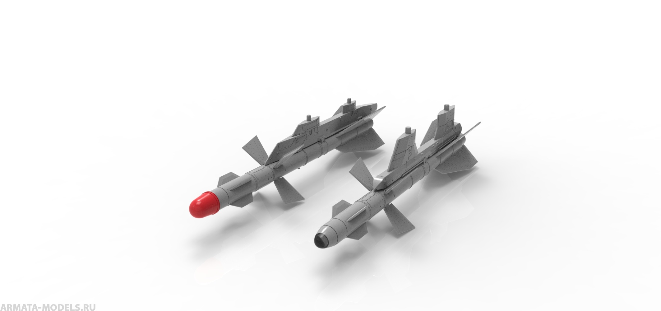 48201-1TMP Ракеты р-27 Р, 1/48 (2 шт)  48201-1TMP Ракеты р-27 Р, 1/48 (2 шт)
