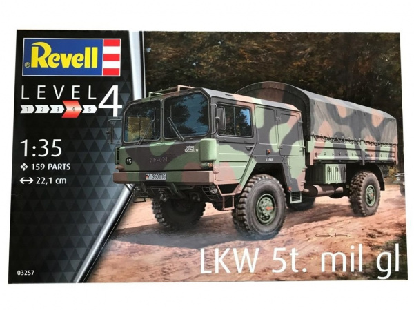 03257 Высокомобильный внедорожник LKW 5t.mil gl (4x4 Truck) Revell